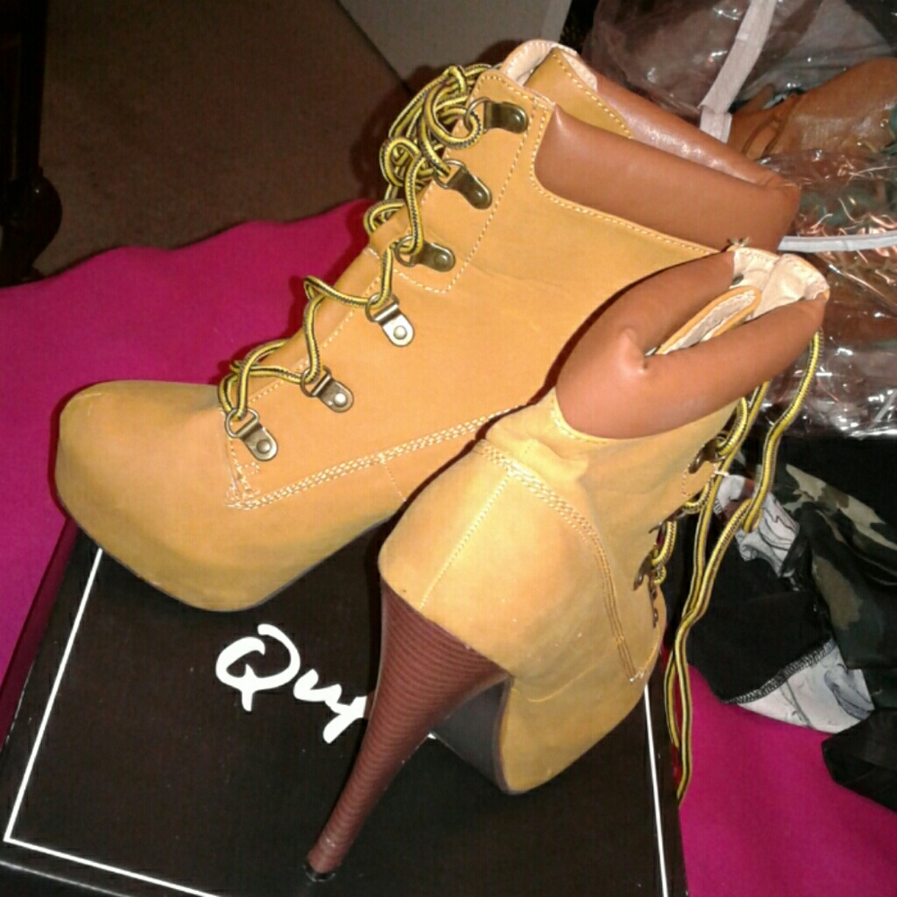 Tall heel Booties